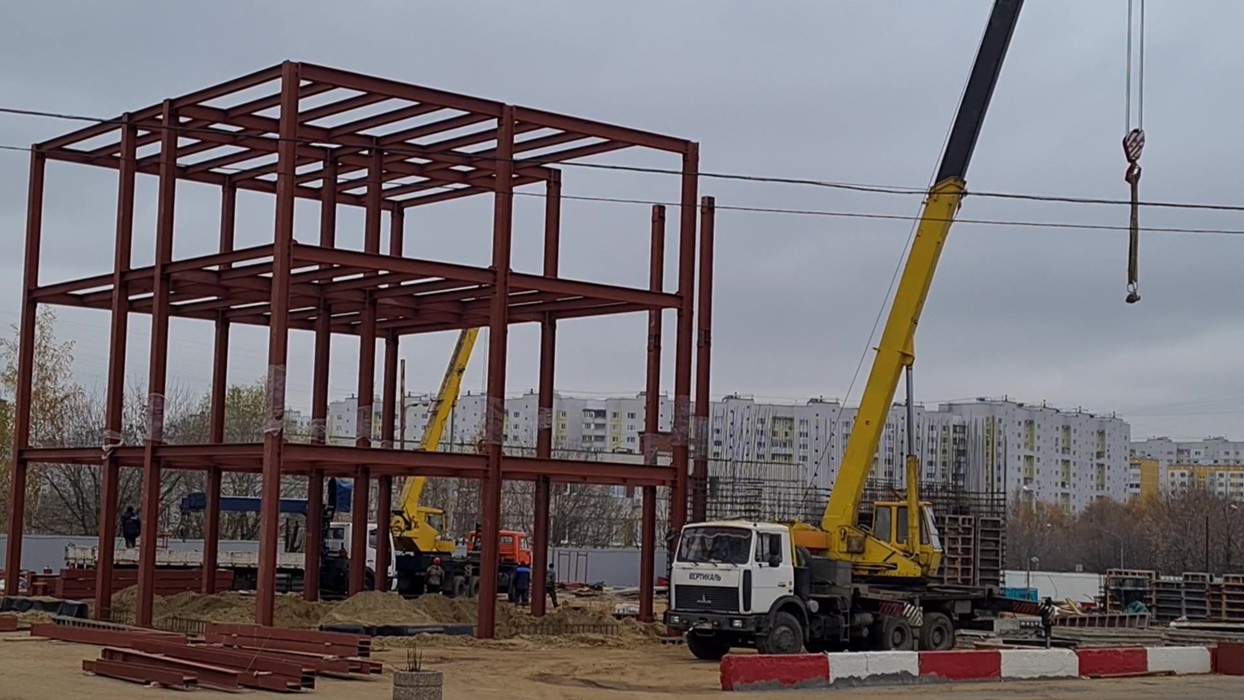 Автовокзал красногвардейская новомосковск. Строительство в Москве. Строительство МКАД. Строительство автовокзала на Красногвардейской.