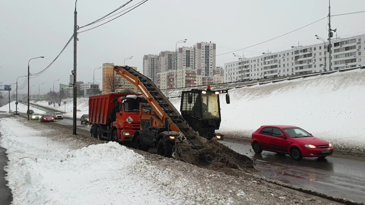 Лефортово уборка снега