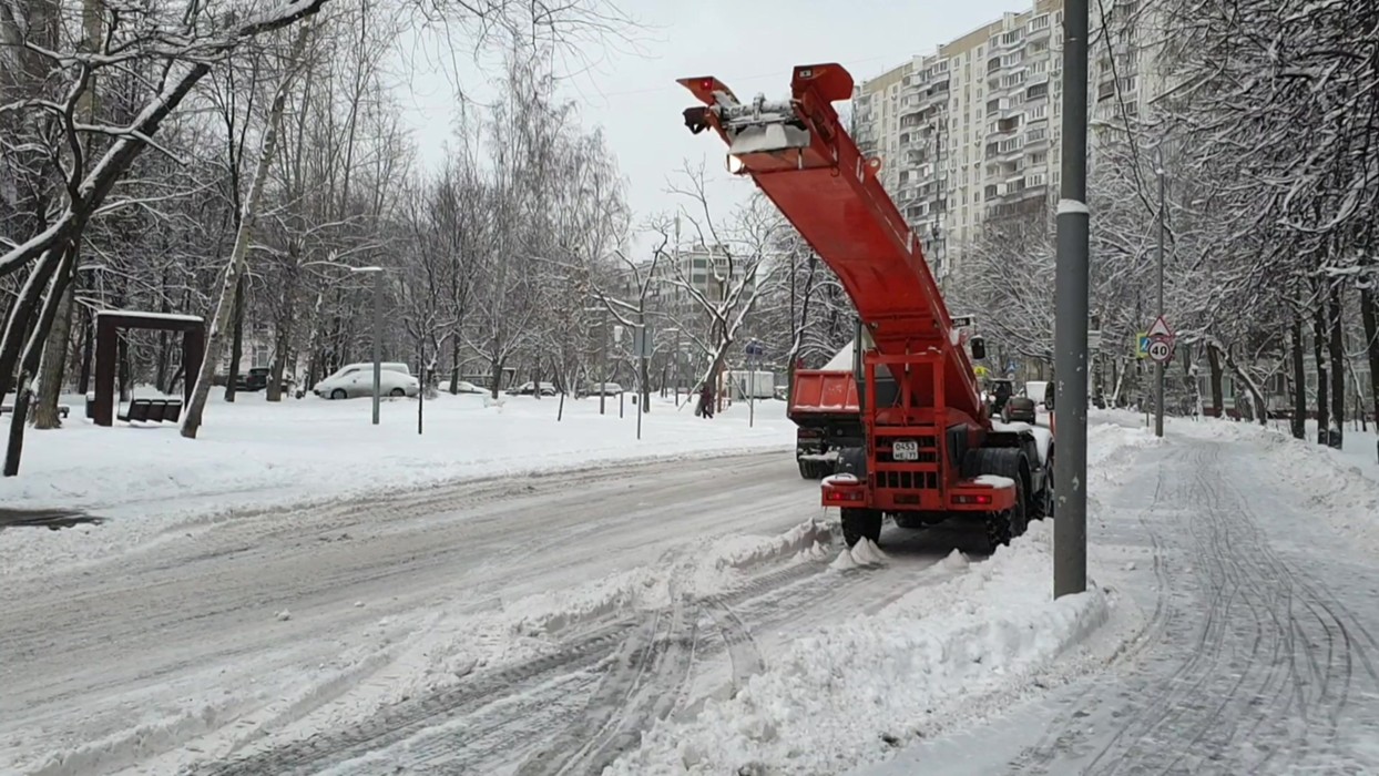 Лефортово уборка снега