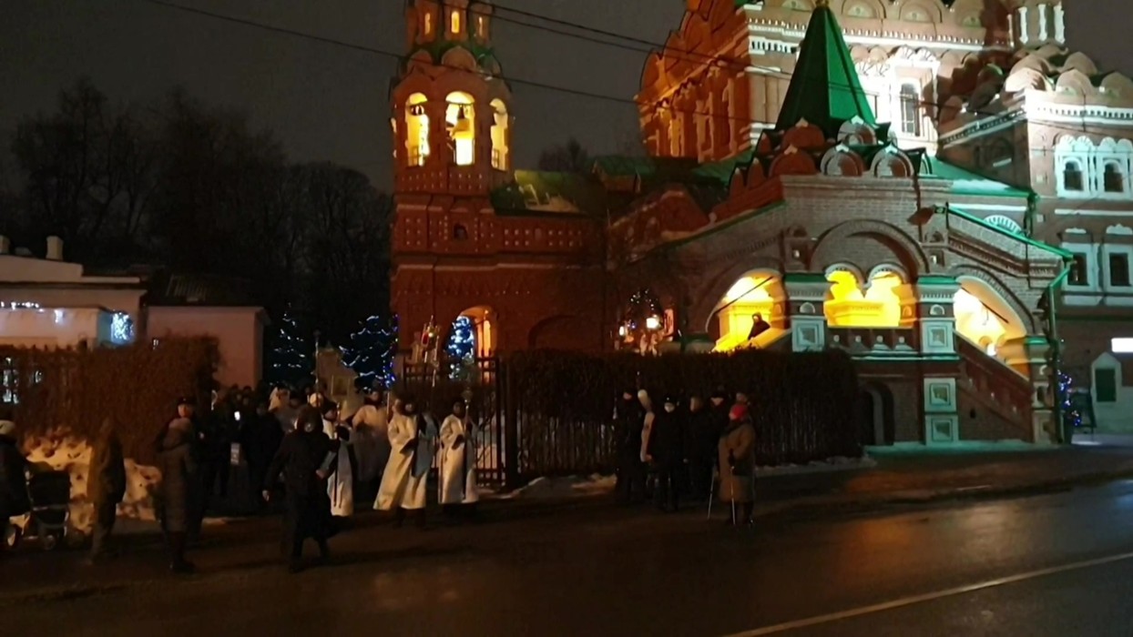 Храм Троицы Живоначальной в Останкине Рождество