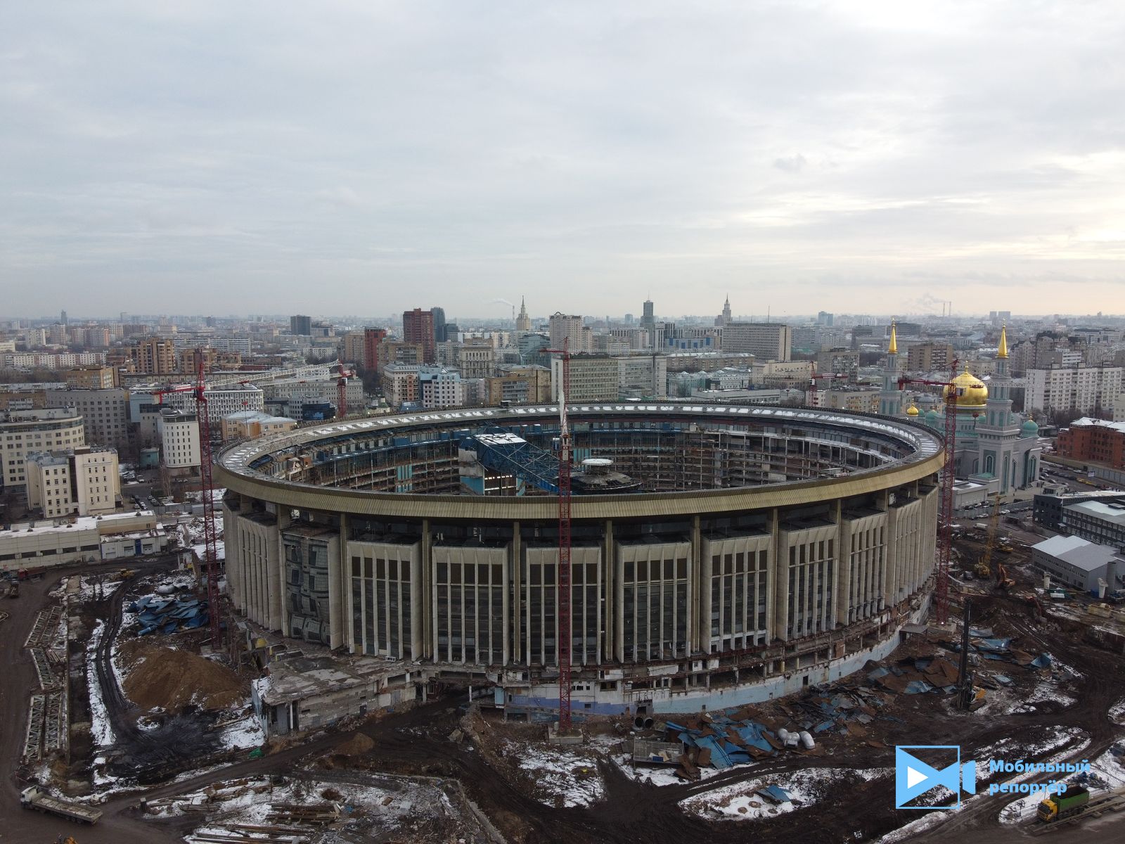 реконструкция олимпийского в москве