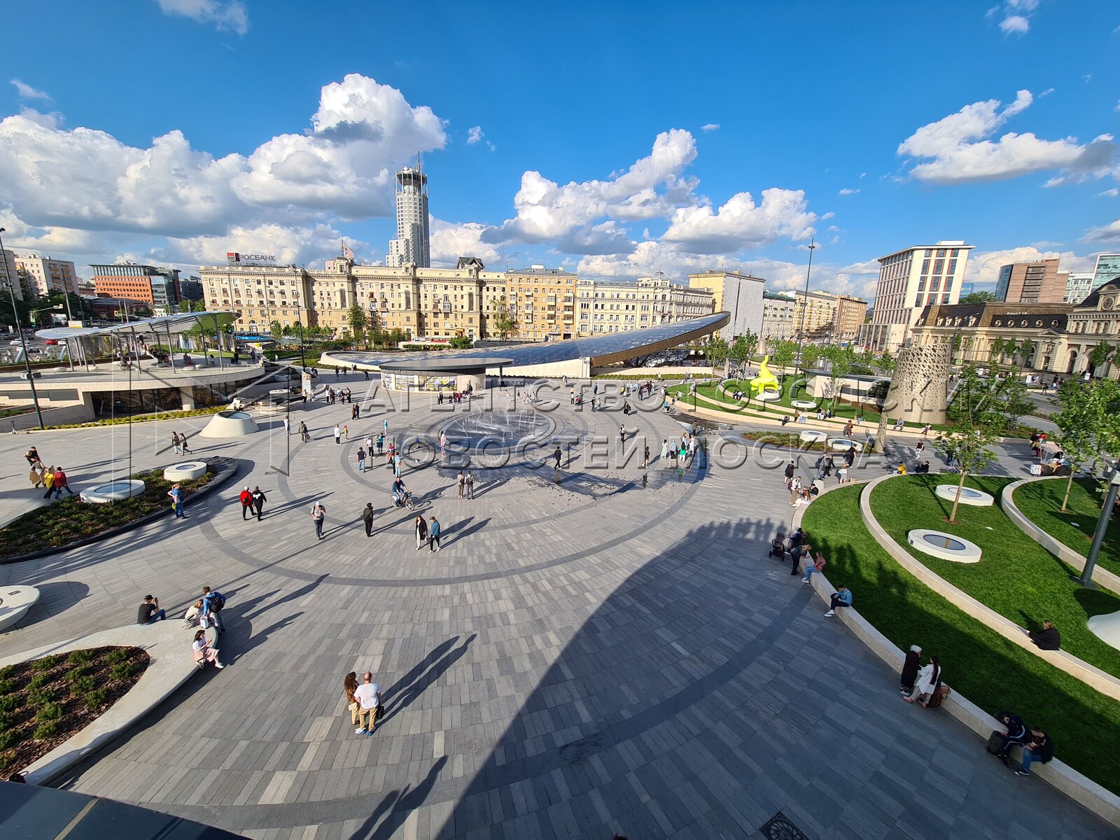Парк на павелецкой площади фото